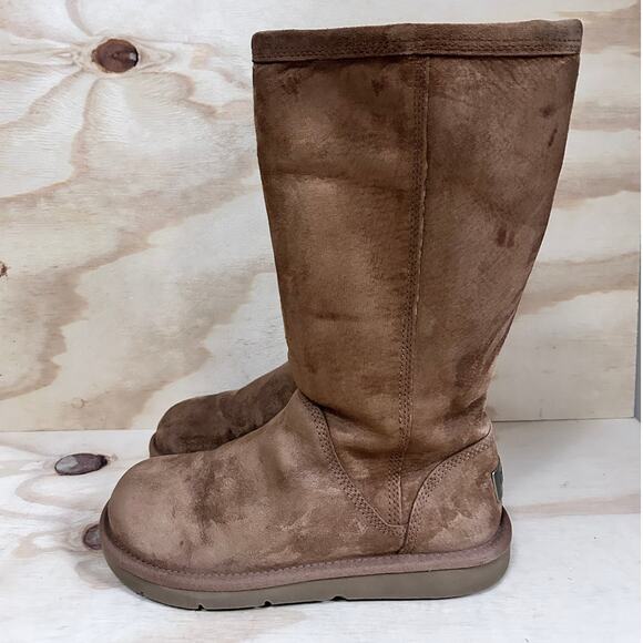 UGG Australia - Kenlys Tall - Winter Boots - Brown - Women's - 6 - S/N 1890 - Picture 3 of 8